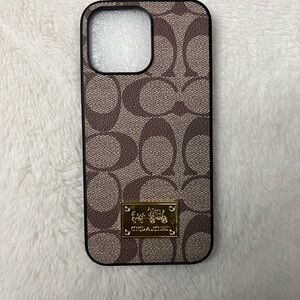 Luxury Brown and Tan Phone 14 Pro Max Case